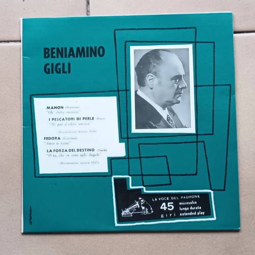 Beniamino gigli 7erq 168 - gigli-ep,
