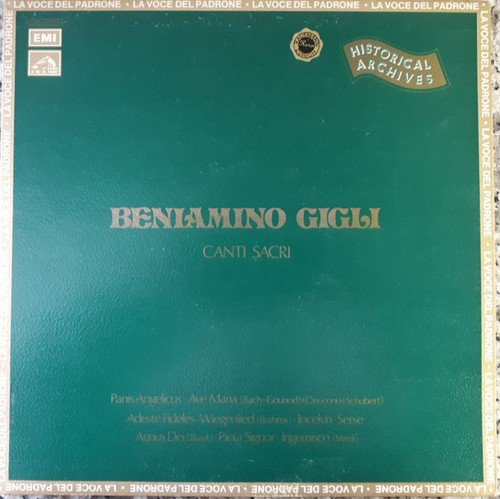 Beniamino gigli canti - beniamino, lp