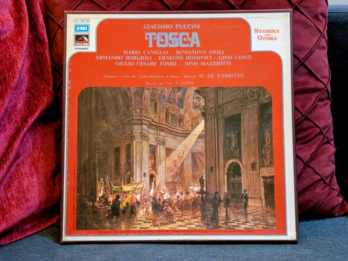 Tosca cofanetto opera vinili - opera,